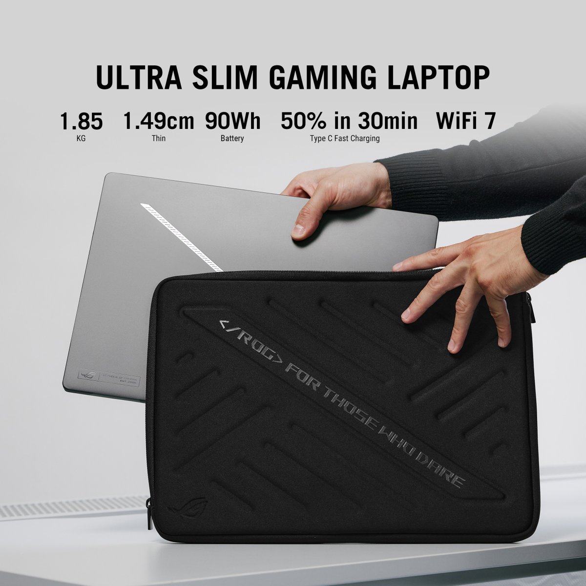 ASUS ROG Zephyrus G16 GA605WI-QR063W Copilot+ PC AMD Ryzen AI 9 HX 370 Laptop 40.6 cm (16") WQXGA 32 GB LPDDR5x-SDRAM 1 TB SSD NVIDIA GeForce RTX 4070 Wi-Fi 7 (802.11be) Windows 11 Home Black, Grey - Image 32