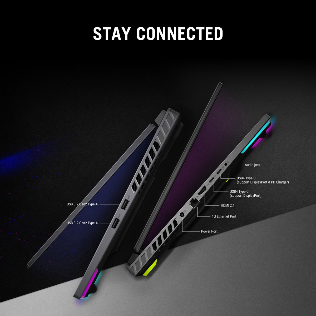 ASUS ROG Strix G16 G614PR-RV016W AMD Ryzen™ 9 8940HX Laptop 40.6 cm (16") WUXGA 16 GB DDR5-SDRAM 1 TB SSD NVIDIA GeForce RTX 5070 Ti Wi-Fi 6E (802.11ax) Windows 11 Home Black, Grey - Image 15
