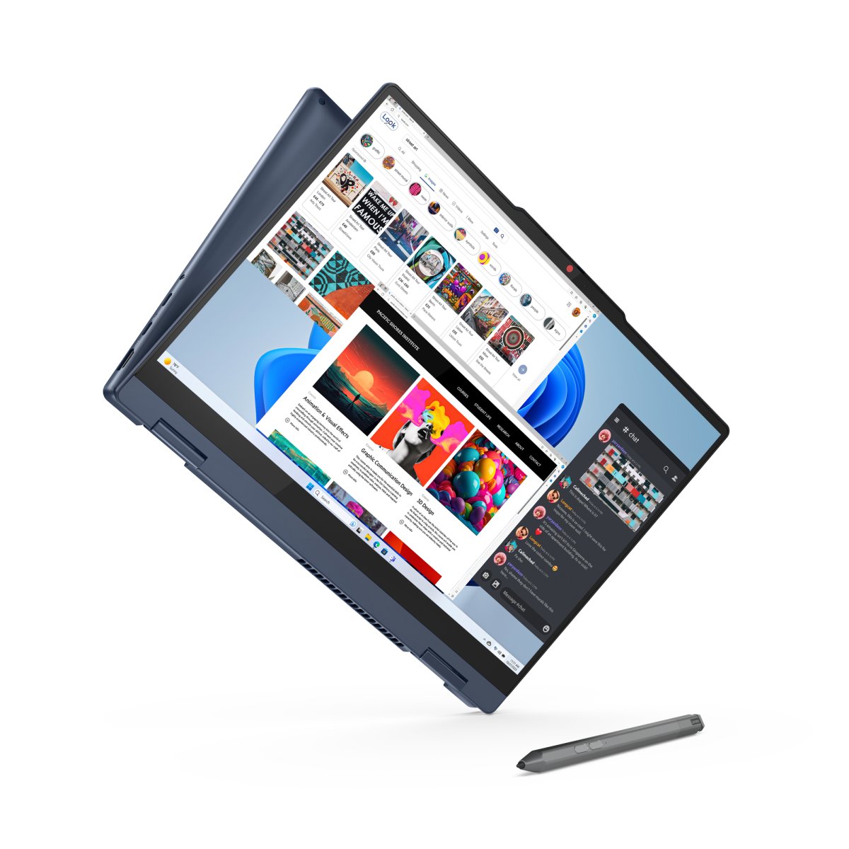 Lenovo IdeaPad 5 2-in-1 14IRH9 Intel® Core™ i5 i5-13420H Hybrid (2-in-1) 35.6 cm (14") Touchscreen WUXGA 16 GB LPDDR5x-SDRAM 512 GB SSD Wi-Fi 6 (802.11ax) Windows 11 Home English Blue - Image 11