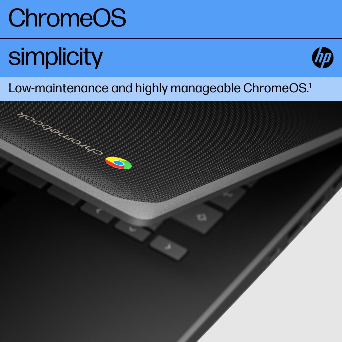 HP Fortis G1i 14 Chromebook Intel® N N150 35.6 cm (14") Touchscreen HD 4 GB LPDDR5-SDRAM 32 GB eMMC Wi-Fi 6 (802.11ax) ChromeOS Black - Image 3