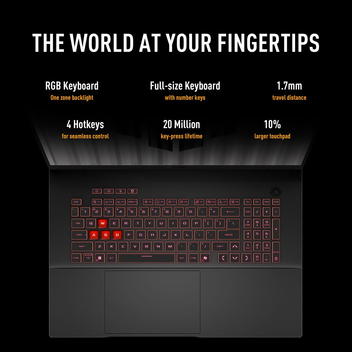 ASUS TUF Gaming A18 FA808UM-S8013W AMD Ryzen™ 7 260 Laptop 45.7 cm (18") WUXGA 16 GB DDR5-SDRAM 1 TB SSD NVIDIA GeForce RTX 5060 Wi-Fi 6E (802.11ax) Windows 11 Home Grey - Image 21