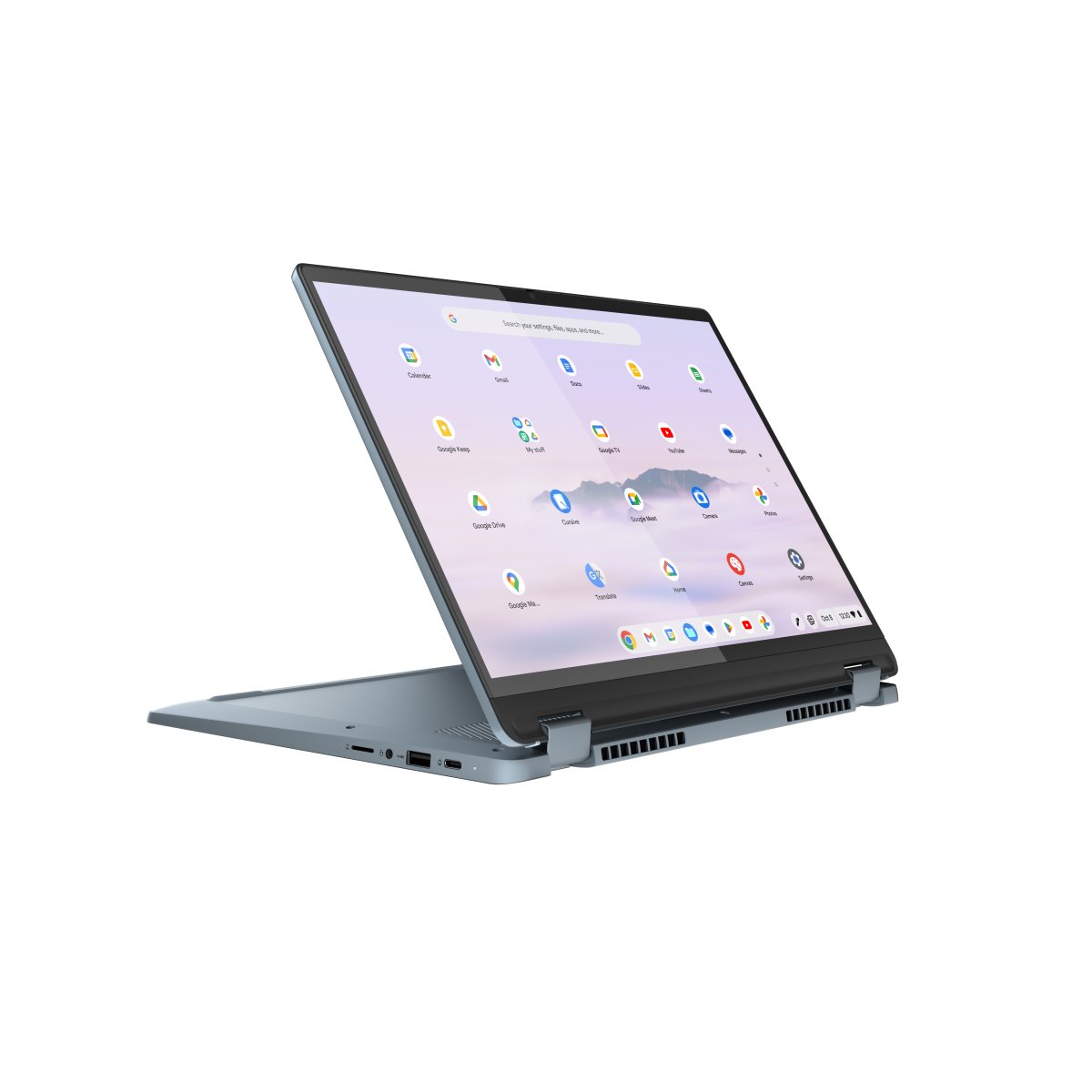 Lenovo IdeaPad Flex IP 5 Chrome 14IAU7 (Plus) Intel® Core™ i3 i3-1315U Chromebook 35.6 cm (14") Touchscreen WUXGA 8 GB LPDDR4x-SDRAM 256 GB SSD Wi-Fi 6E (802.11ax) ChromeOS UK English Blue - Image 5