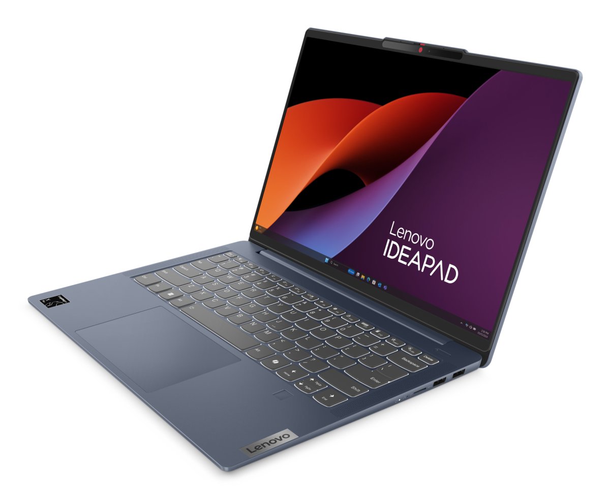 Lenovo IdeaPad Slim 5 14Q8X9 Copilot+ PC Snapdragon X1P-42-100 Laptop 35.6 cm (14") WUXGA 16 GB LPDDR5x-SDRAM 512 GB SSD Wi-Fi 7 (802.11be) Windows 11 Home UK English Blue - Image 3