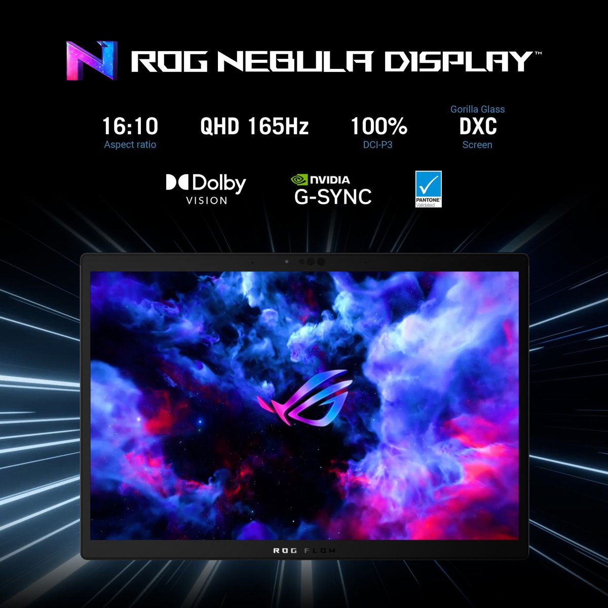 ASUS ROG Flow Z13 GZ301VU-MU001W Intel® Core™ i9 i9-13900H Hybrid (2-in-1) 34 cm (13.4") Touchscreen WQXGA 16 GB LPDDR5-SDRAM 1 TB SSD NVIDIA GeForce RTX 4050 Wi-Fi 6E (802.11ax) Windows 11 Home Black - Image 6