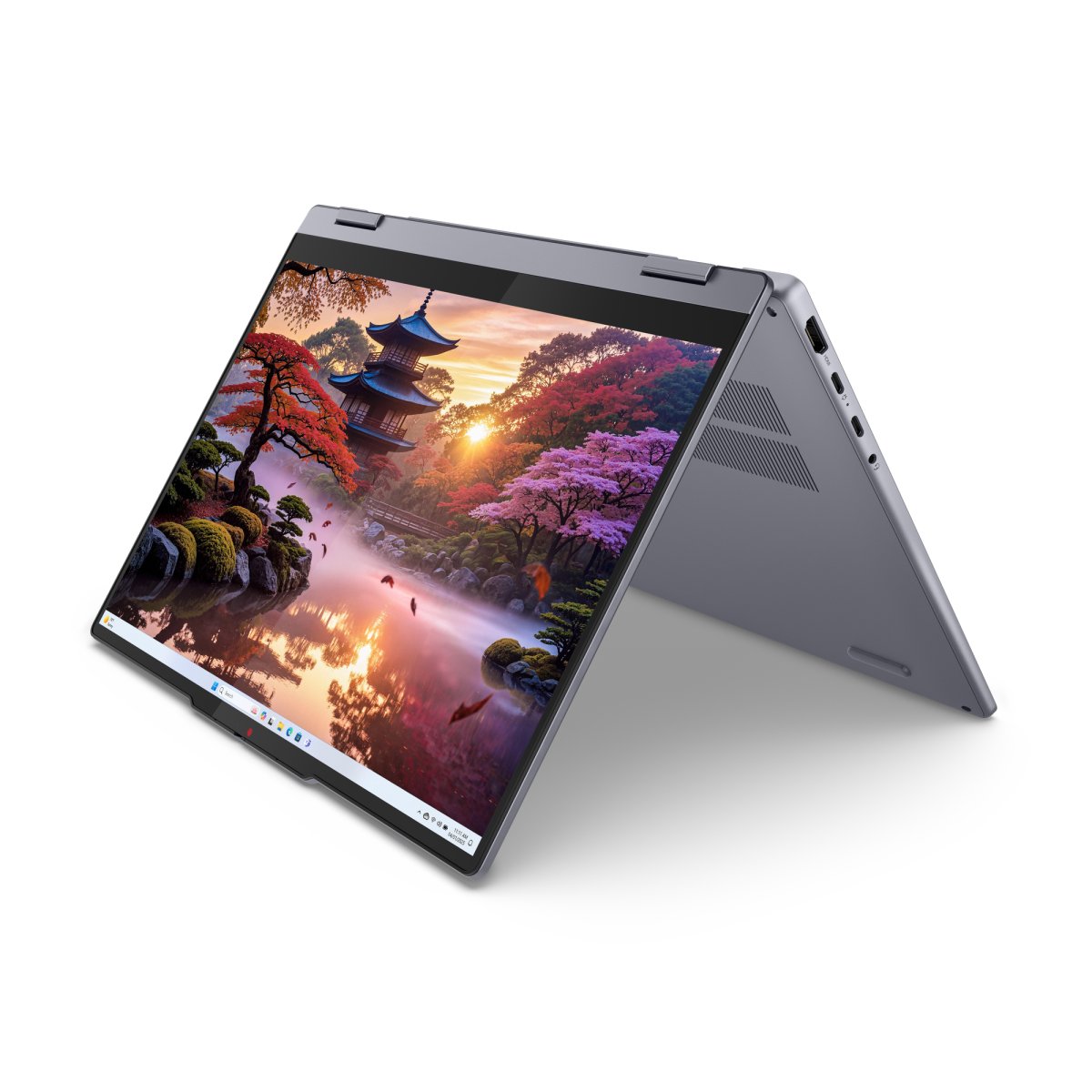 Lenovo IdeaPad 5 2-in-1 14AKP10 Copilot+ PC AMD Ryzen™ AI 7 350 Hybrid (2-in-1) 35.6 cm (14") Touchscreen WUXGA 24 GB LPDDR5x-SDRAM 512 GB SSD Wi-Fi 7 (802.11be) Windows 11 Home English Grey - Image 8