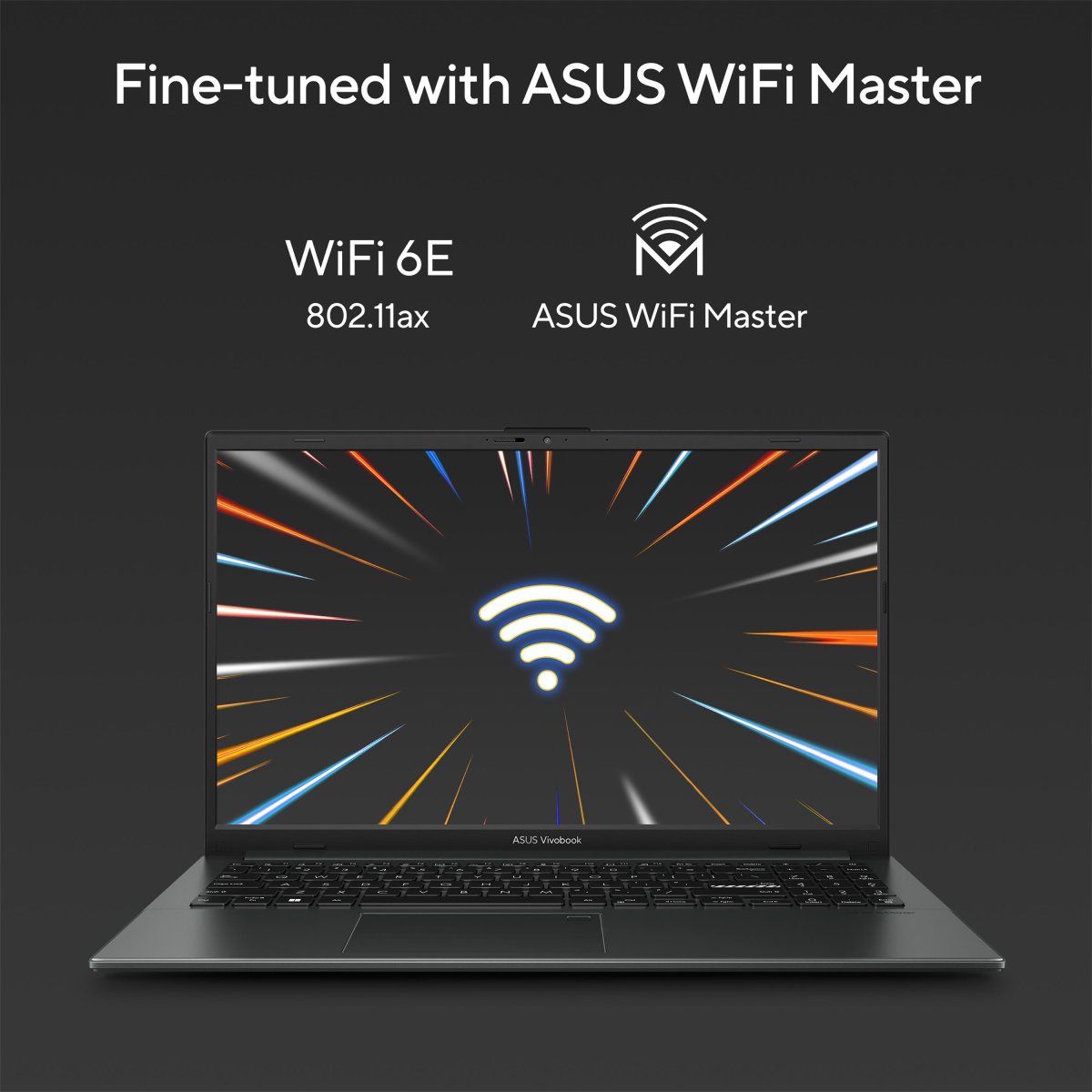ASUS Vivobook Go 15 E1504FA-NJ715W AMD Ryzen™ 3 7320U Laptop 39.6 cm (15.6") Full HD 8 GB LPDDR5-SDRAM 128 GB SSD Wi-Fi 6E (802.11ax) Windows 11 Home in S mode Black - Image 8