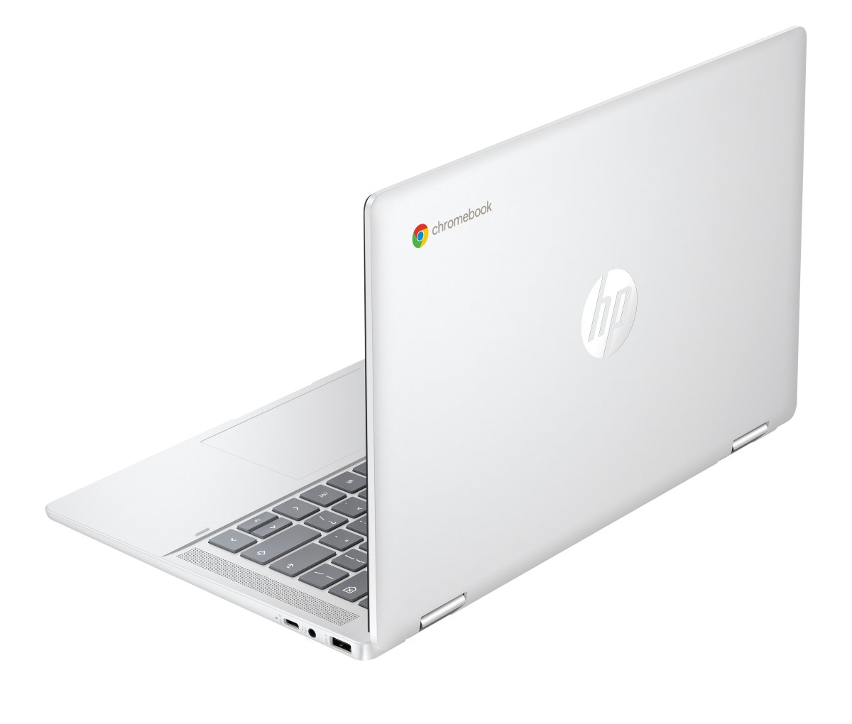 HP Chromebook x360 14b-cd0001na 14-inch FHD Touchscreen Intel N200 8GB 128GB eUFS ChromeOS Silver - Image 4