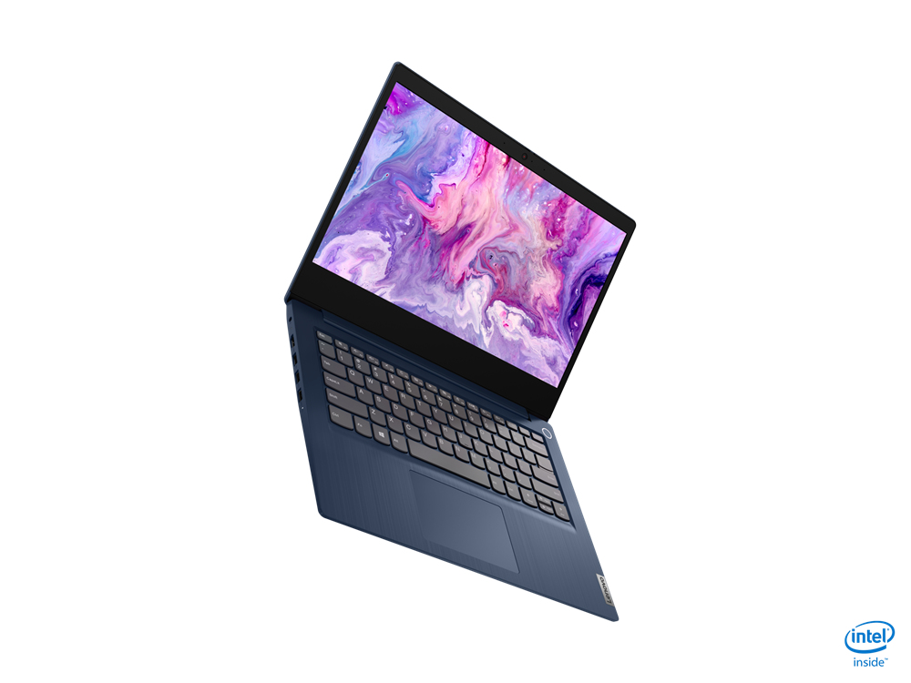 Lenovo IdeaPad 3 14IML05 Intel® Pentium® Gold 6405U Laptop 35.6 cm (14") Full HD 4 GB DDR4-SDRAM 128 GB SSD Wi-Fi 6 (802.11ax) Windows 10 Home in S mode Blue