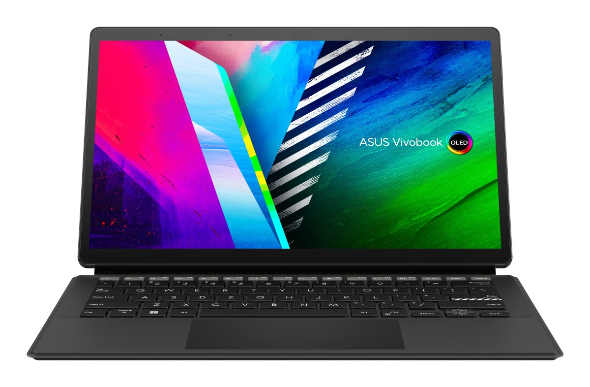 ASUS Vivobook 13 Slate OLED T3300KA-LQ110W Intel® Pentium® Silver N6000 Hybrid (2-in-1) 33.8 cm (13.3") Touchscreen Full HD 8 GB LPDDR4x-SDRAM 256 GB SSD Wi-Fi 6 (802.11ax) Windows 11 Home Black