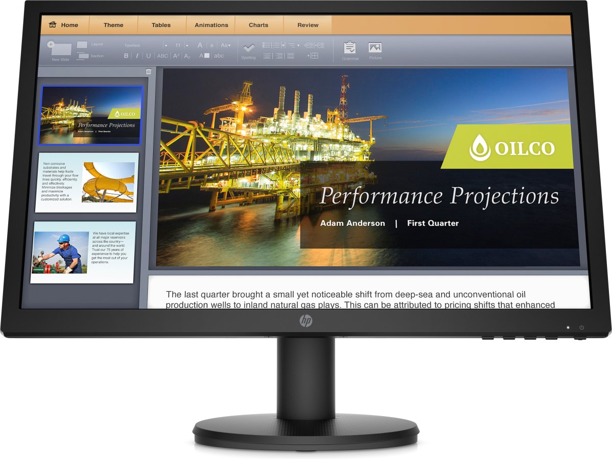 HP P21b G4 computer monitor 52.6 cm (20.7") 1920 x 1080 pixels Full HD LED Black