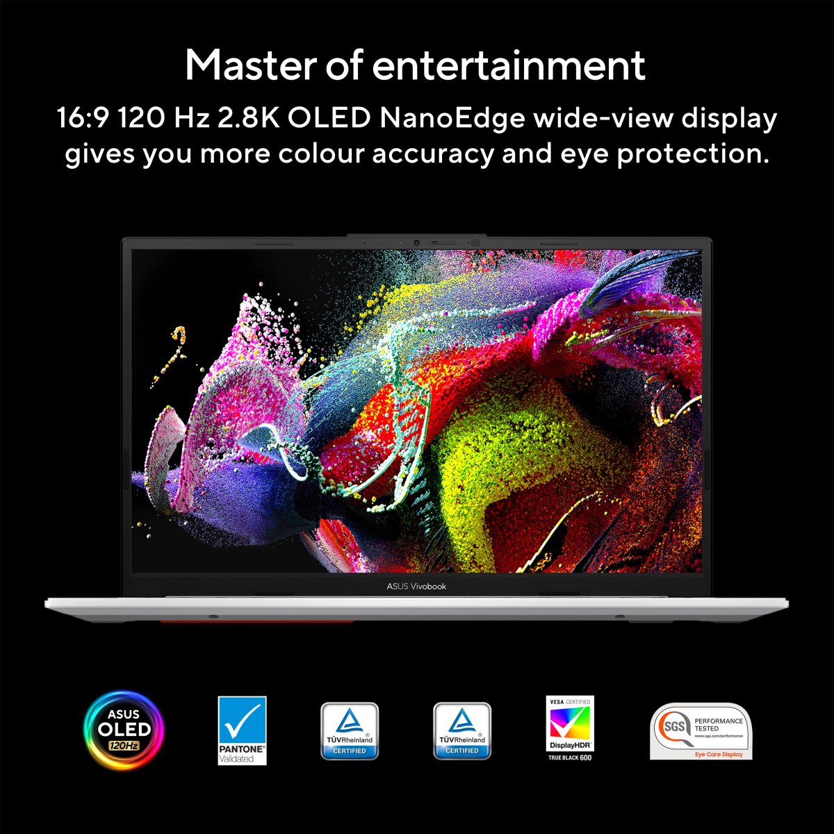 ASUS Vivobook S15 OLED S5504VN-L1060W Intel® Core™ i5 i5-13500H Laptop 39.6 cm (15.6") Full HD 16 GB LPDDR5-SDRAM 512 GB SSD Intel Arc A350M Wi-Fi 6E (802.11ax) Windows 11 Home Silver - Image 24