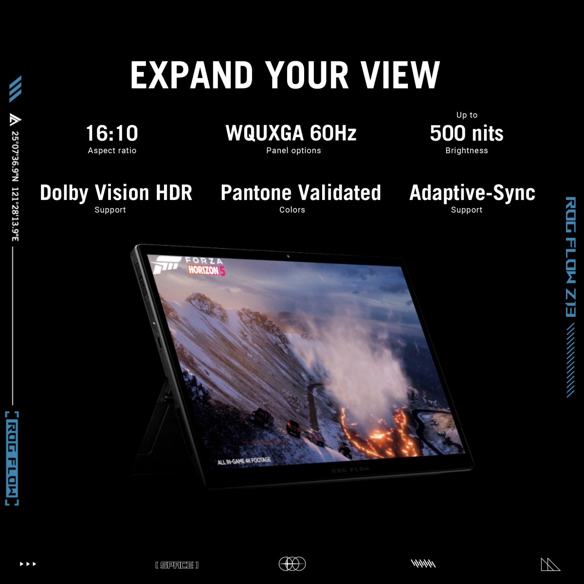 ASUS ROG Flow Z13 GZ301ZE-LC218W Intel® Core™ i9 i9-12900H Hybrid (2-in-1) 34 cm (13.4") Touchscreen WQUXGA 16 GB LPDDR5-SDRAM 1 TB SSD NVIDIA GeForce RTX 3050 Ti Wi-Fi 6E (802.11ax) Windows 11 Home Black - Image 18