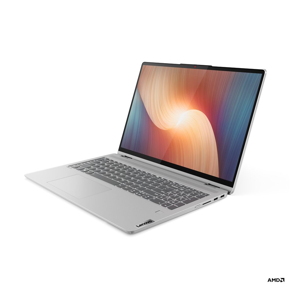 Lenovo IdeaPad Flex 5 16ALC7 AMD Ryzen™ 5 5500U Hybrid (2-in-1) 40.6 cm (16") Touchscreen WUXGA 8 GB LPDDR4x-SDRAM 512 GB SSD Wi-Fi 6 (802.11ax) Windows 11 Home in S mode UK English Grey - Image 2