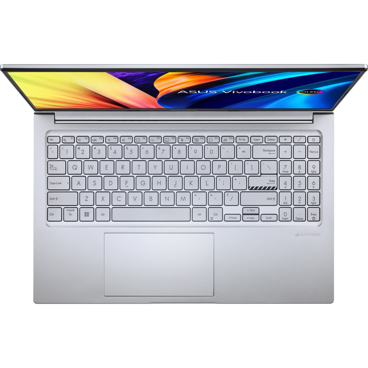 ASUS Vivobook 15 OLED M1503QA-L1072W AMD Ryzen™ 7 5800H Laptop 39.6 cm (15.6") Full HD 16 GB DDR4-SDRAM 512 GB SSD Wi-Fi 6 (802.11ax) Windows 11 Home Silver - Image 7