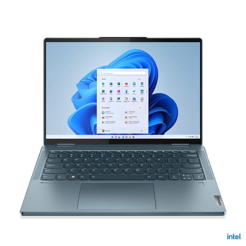 Lenovo Yoga 7 14IAL7 Intel® Core™ i5 i5-1235U Hybrid (2-in-1) 35.6 cm (14") Touchscreen 2.2K 8 GB LPDDR5-SDRAM 512 GB SSD Wi-Fi 6 (802.11ax) Windows 11 Home UK English Blue - Image 9