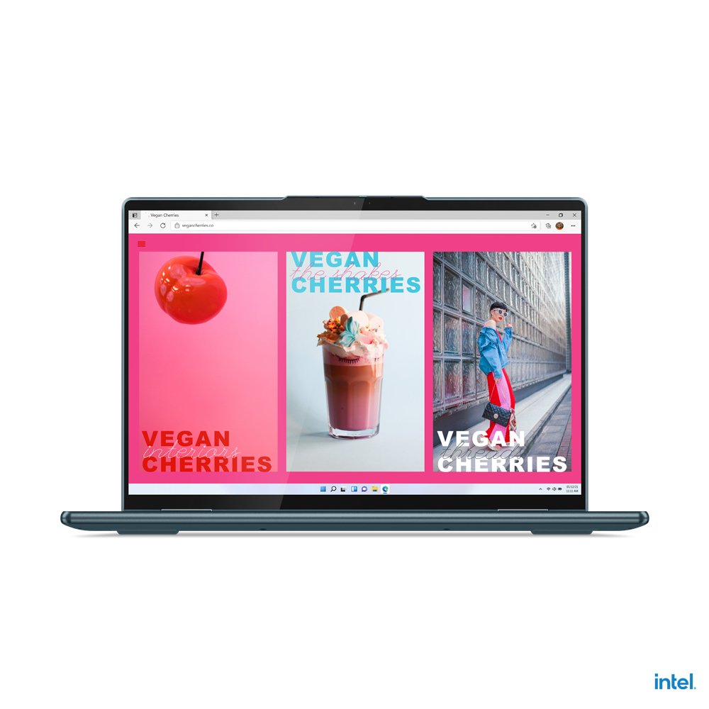 Lenovo Yoga 7 14IAL7 Intel® Core™ i5 i5-1235U Hybrid (2-in-1) 35.6 cm (14") Touchscreen 2.2K 8 GB LPDDR5-SDRAM 512 GB SSD Wi-Fi 6 (802.11ax) Windows 11 Home UK English Blue