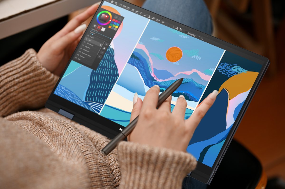 ASUS Zenbook 14 Flip OLED UP3404VA-KN139W Intel® Core™ i5 i5-1340P Hybrid (2-in-1) 35.6 cm (14") Touchscreen 2.8K 16 GB LPDDR5-SDRAM 512 GB SSD Wi-Fi 6E (802.11ax) Windows 11 Home Blue - Image 14