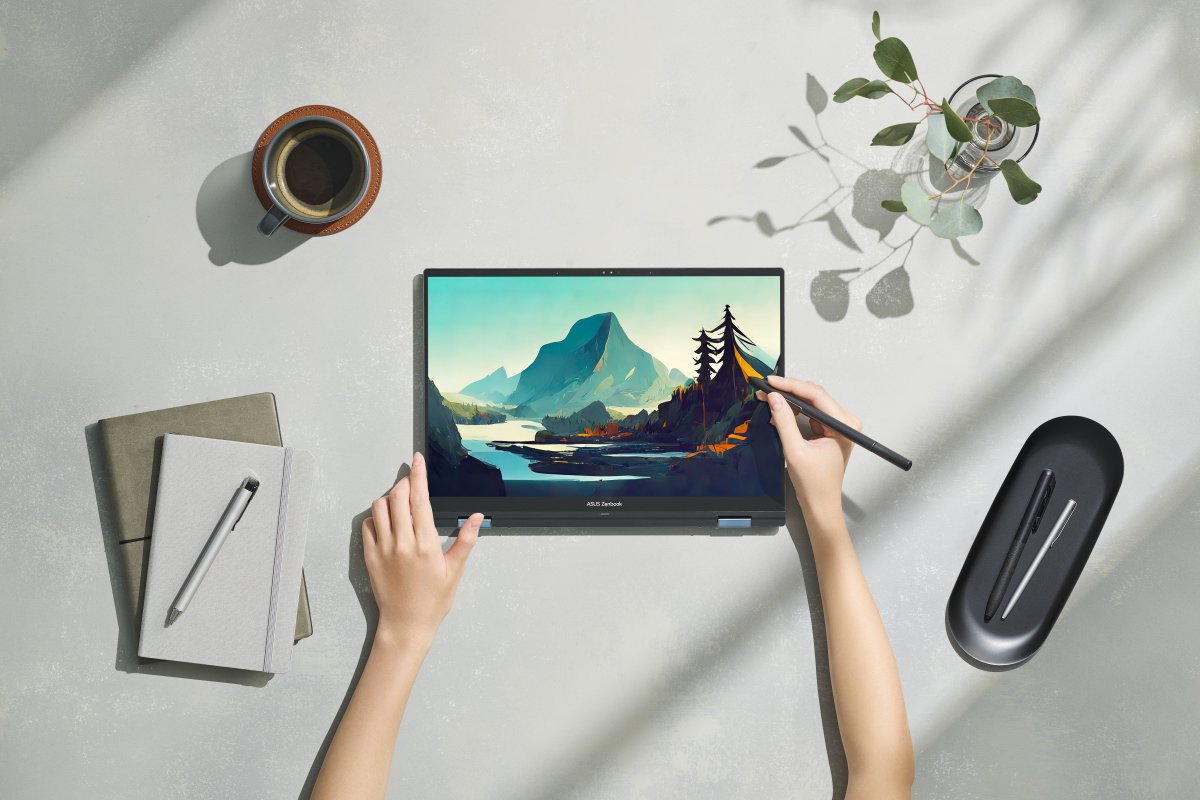 ASUS Zenbook 14 Flip OLED UP3404VA-KN139W Intel® Core™ i5 i5-1340P Hybrid (2-in-1) 35.6 cm (14") Touchscreen 2.8K 16 GB LPDDR5-SDRAM 512 GB SSD Wi-Fi 6E (802.11ax) Windows 11 Home Blue - Image 11