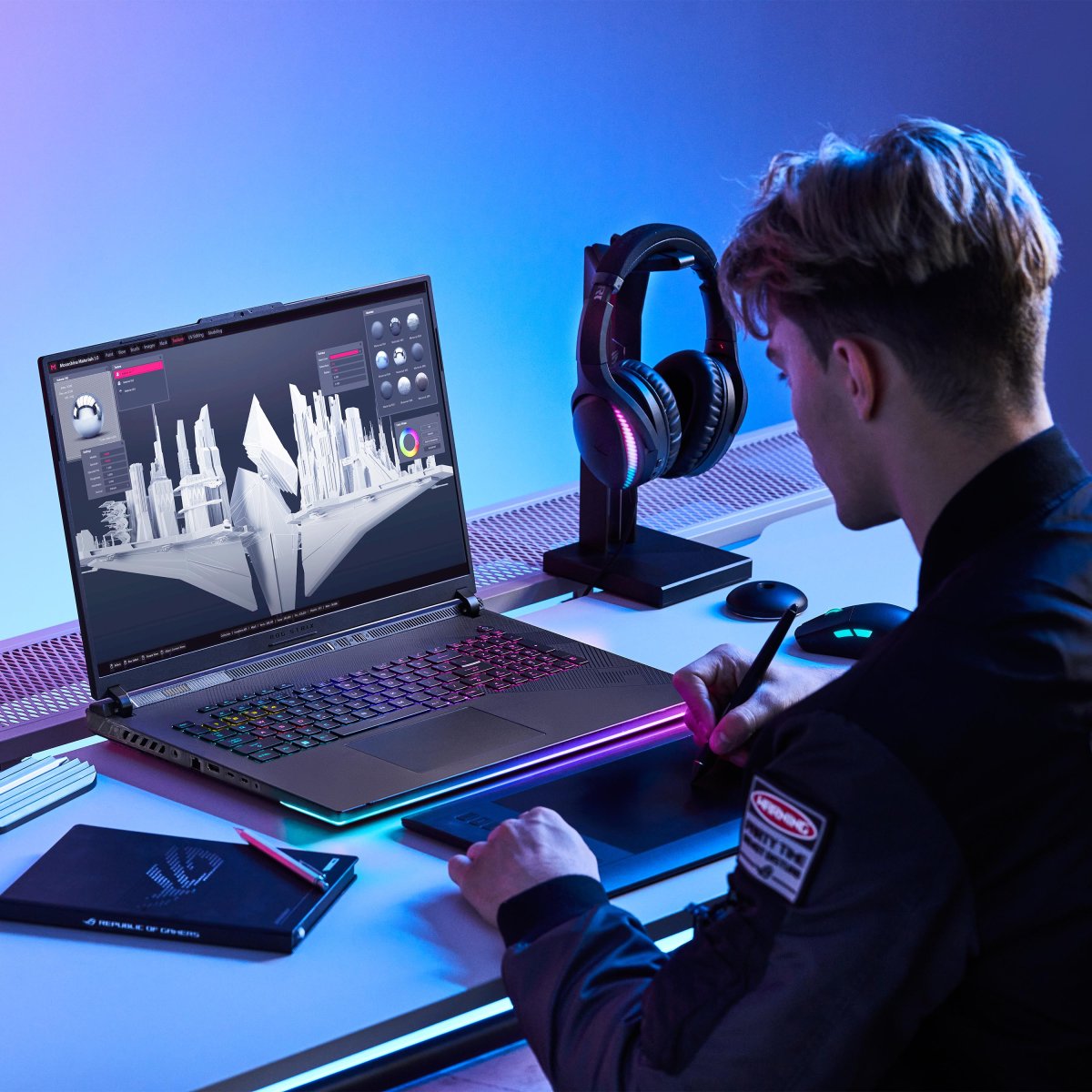 ASUS ROG Strix SCAR 16 G634JZR-N4086W Intel® Core™ i9 i9-14900HX Laptop 40.6 cm (16") WQXGA 32 GB DDR5-SDRAM 2 TB SSD NVIDIA GeForce RTX 4080 Wi-Fi 6E (802.11ax) Windows 11 Home Black - Image 7