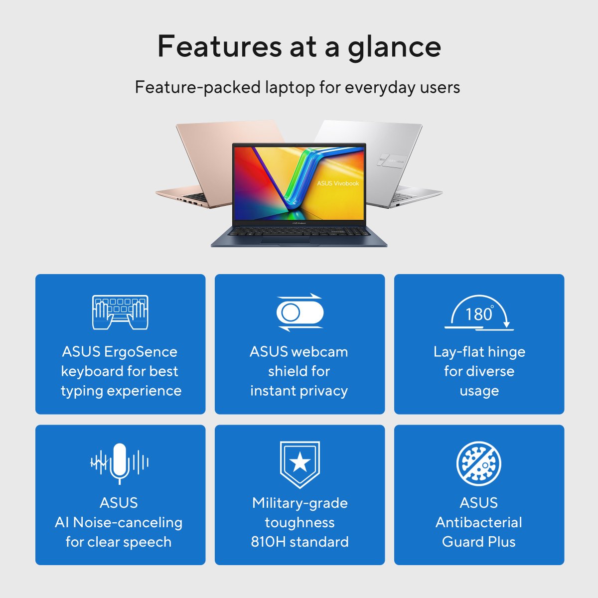 ASUS Vivobook 15 X1504VA 15.6-inch FHD Intel Core i5-1334U 16GB 512GB SSD Windows 11 Home Silver - Image 20