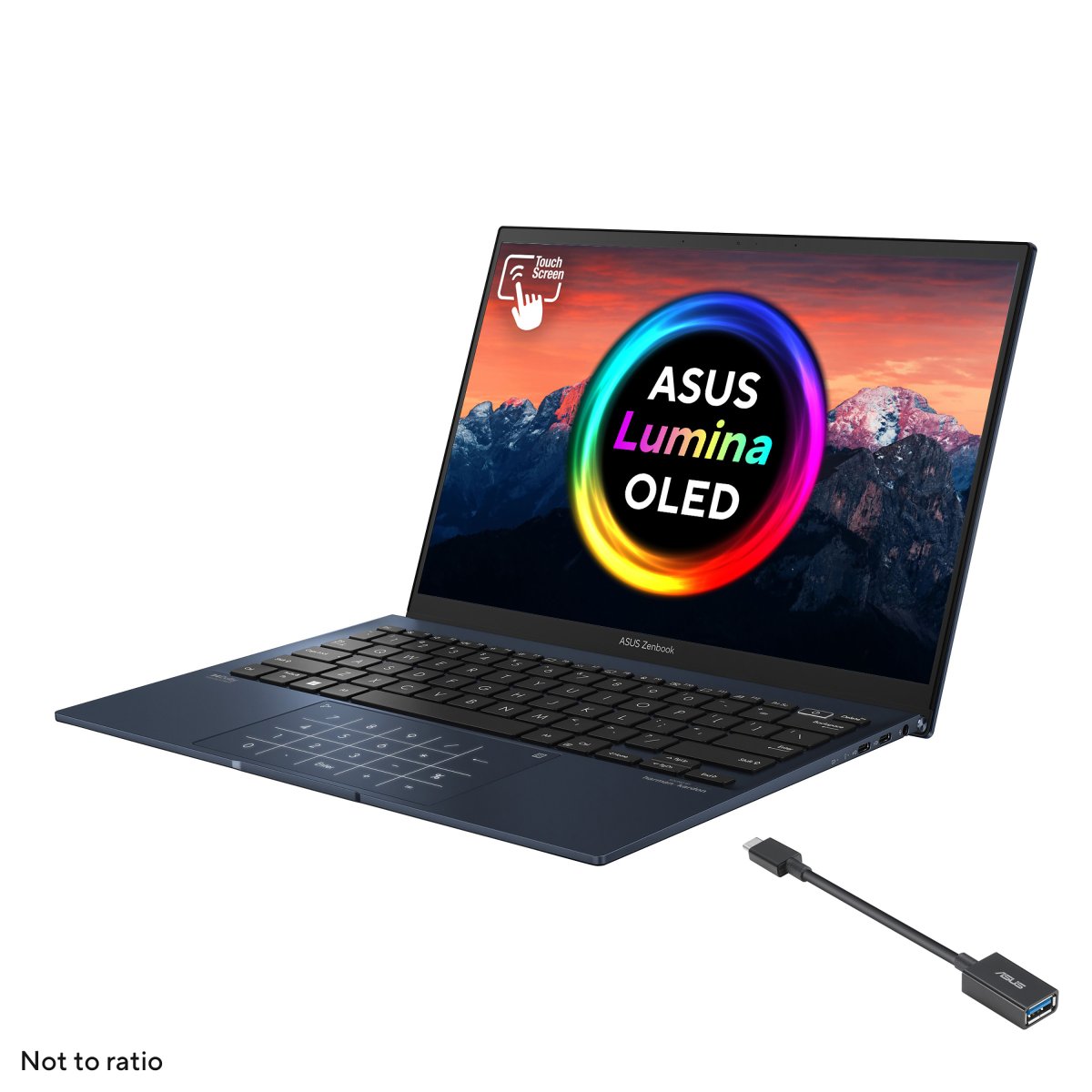 ASUS Zenbook S13 OLED UM5302TA-LX200W AMD Ryzen™ 7 6800U Laptop 33.8 cm (13.3") Touchscreen WQXGA+ 16 GB LPDDR5-SDRAM 512 GB SSD Wi-Fi 6E (802.11ax) Windows 11 Home Blue - Image 2