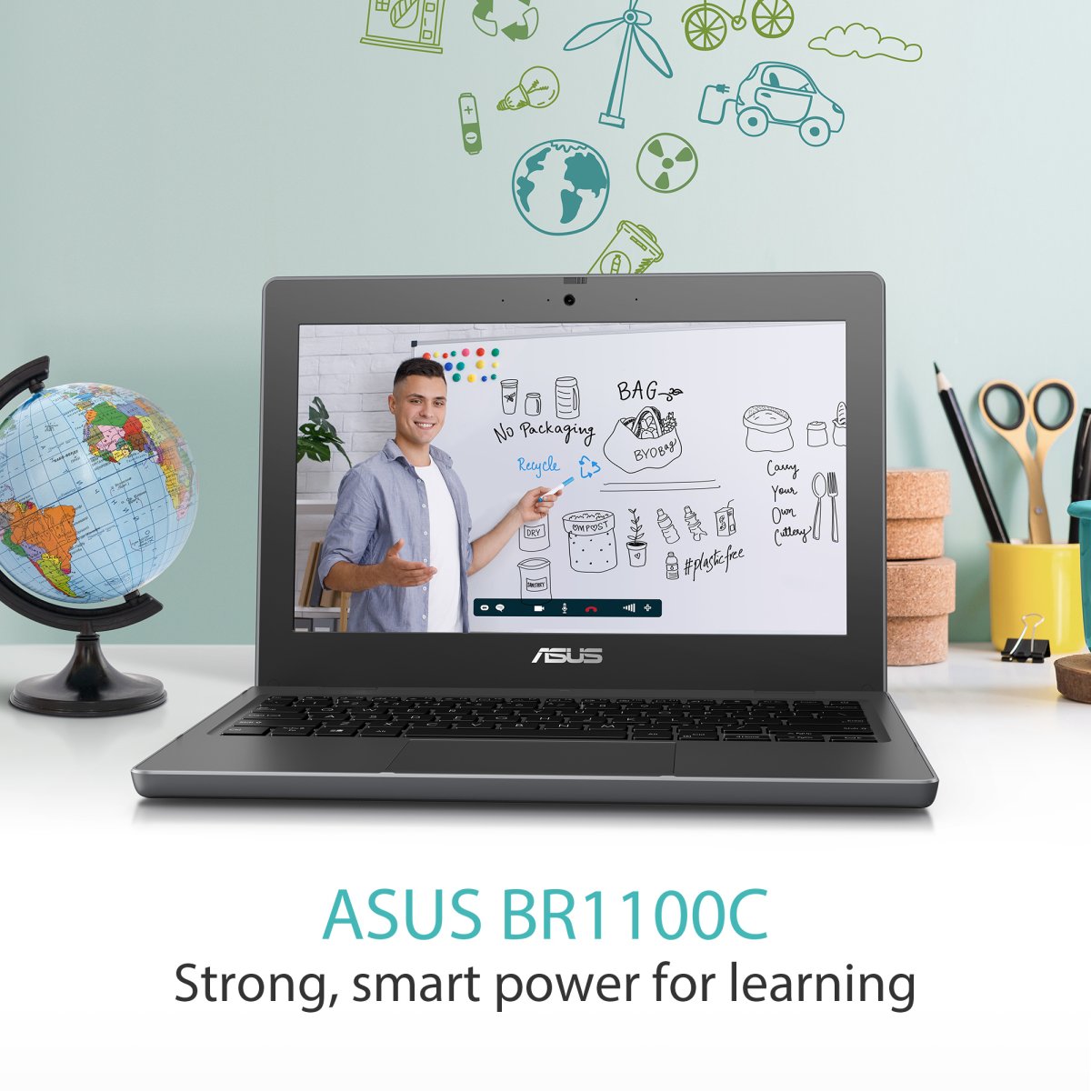 ASUS BR1100C 11.6-inch Intel Celeron N4500 8GB 128GB Windows 11 Pro Education Grey - Image 20