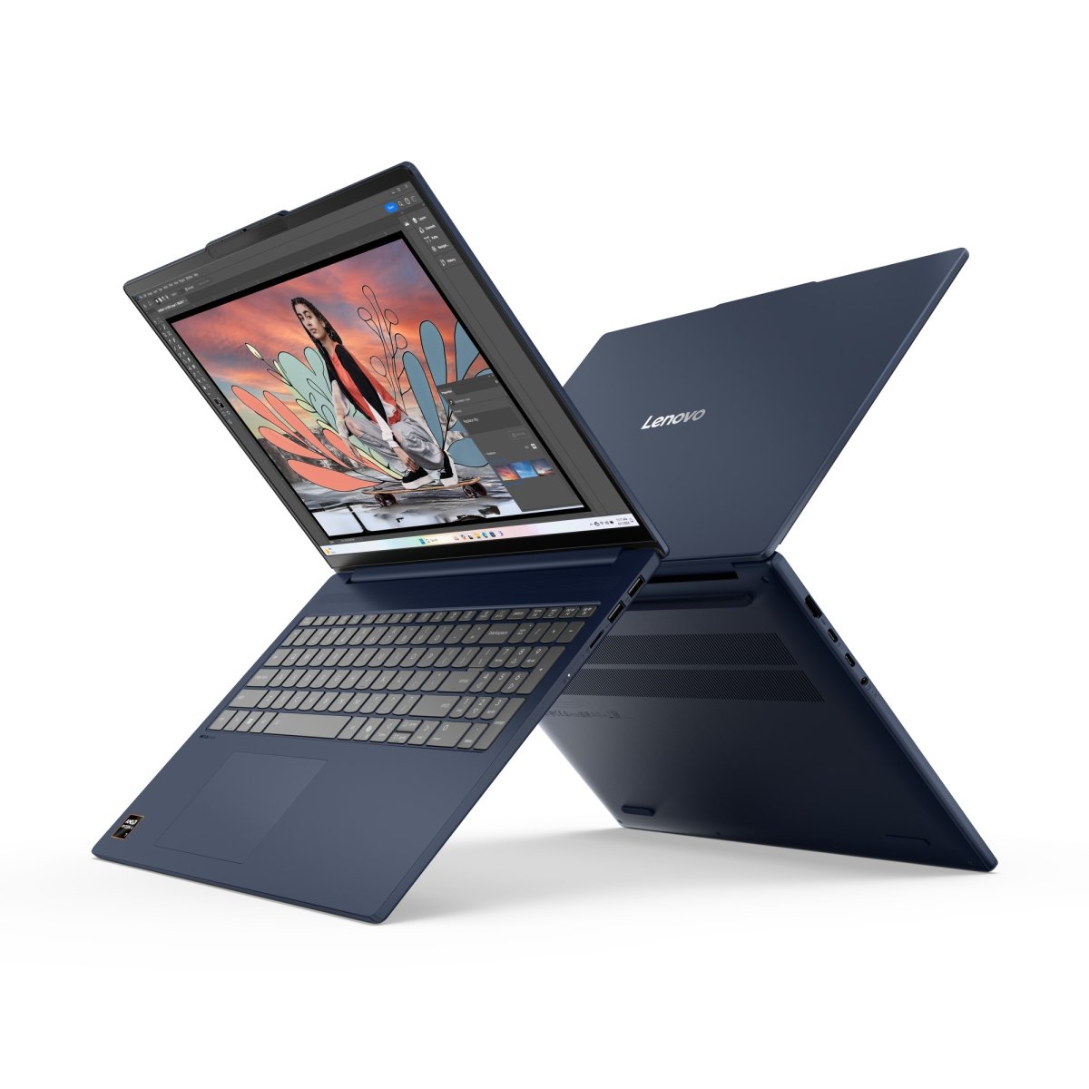 Lenovo IdeaPad Slim 5 16AKP10 Copilot+ PC AMD Ryzen™ AI 7 350 Laptop 40.6 cm (16") WUXGA 24 GB DDR5-SDRAM 1 TB SSD Wi-Fi 7 (802.11be) Windows 11 Home English Blue - Image 3