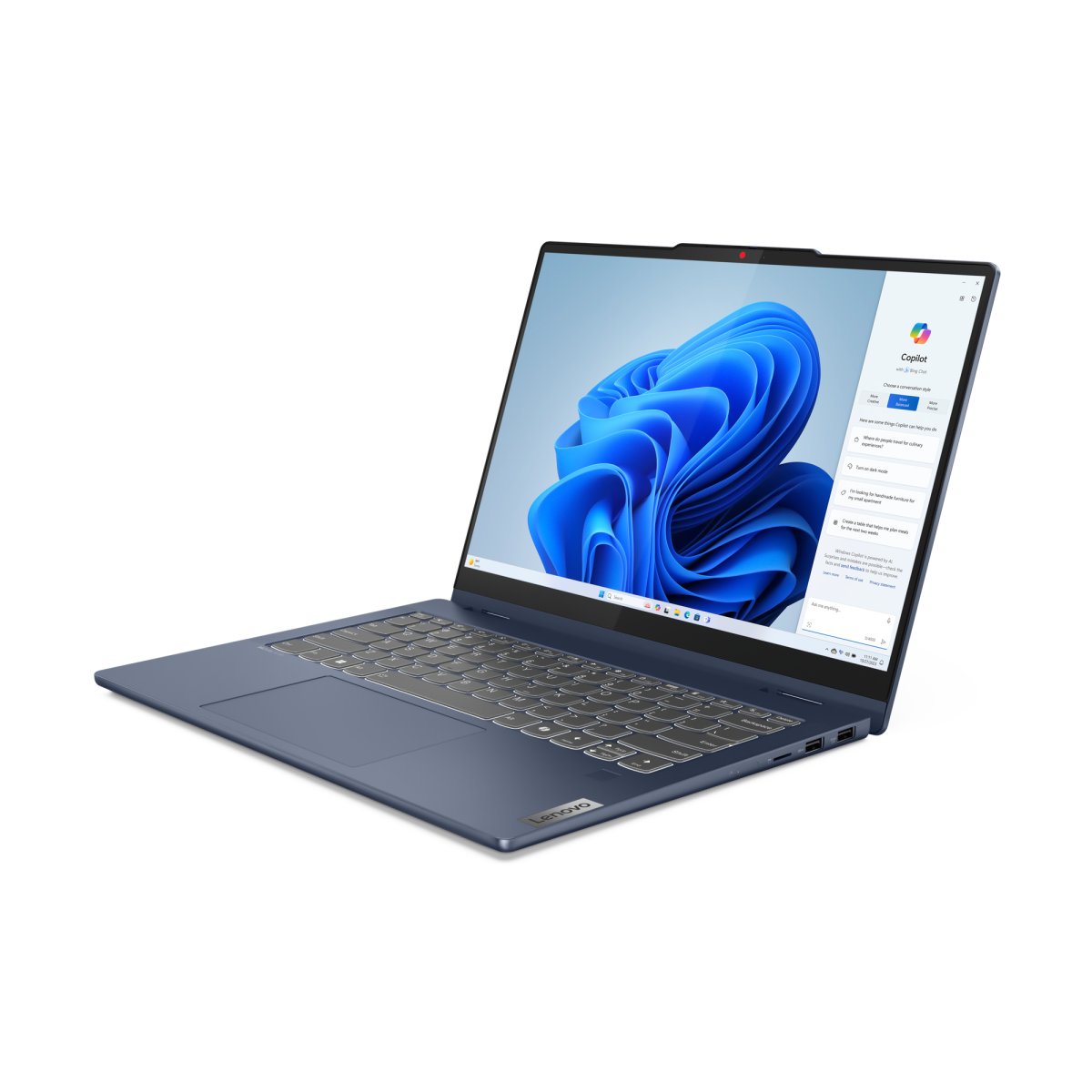 Lenovo IdeaPad 5 2-in-1 14IRH9 Intel® Core™ i5 i5-13420H Hybrid (2-in-1) 35.6 cm (14") Touchscreen WUXGA 16 GB LPDDR5x-SDRAM 512 GB SSD Wi-Fi 6 (802.11ax) Windows 11 Home English Blue - Image 5