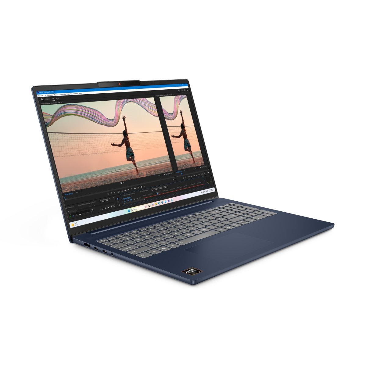 Lenovo IdeaPad Slim 5 16AKP10 Copilot+ PC AMD Ryzen™ AI 7 350 Laptop 40.6 cm (16") WUXGA 24 GB DDR5-SDRAM 1 TB SSD Wi-Fi 7 (802.11be) Windows 11 Home English Blue - Image 4
