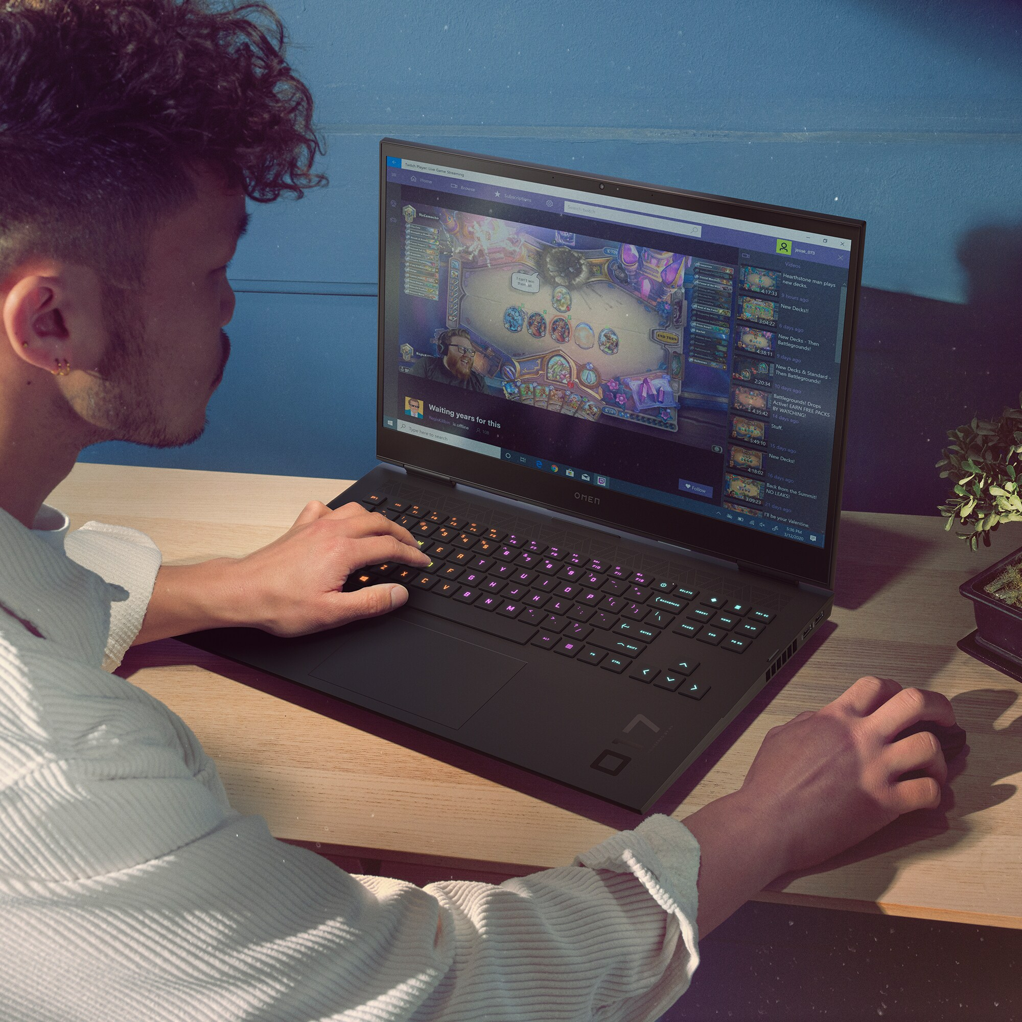 OMEN by HP 17-ck0015na Intel® Core™ i7 i7-11800H Laptop 43.9 cm (17.3") Quad HD 16 GB DDR4-SDRAM 1 TB SSD NVIDIA GeForce RTX 3070 Wi-Fi 6E (802.11ax) Windows 11 Home Black - Image 7