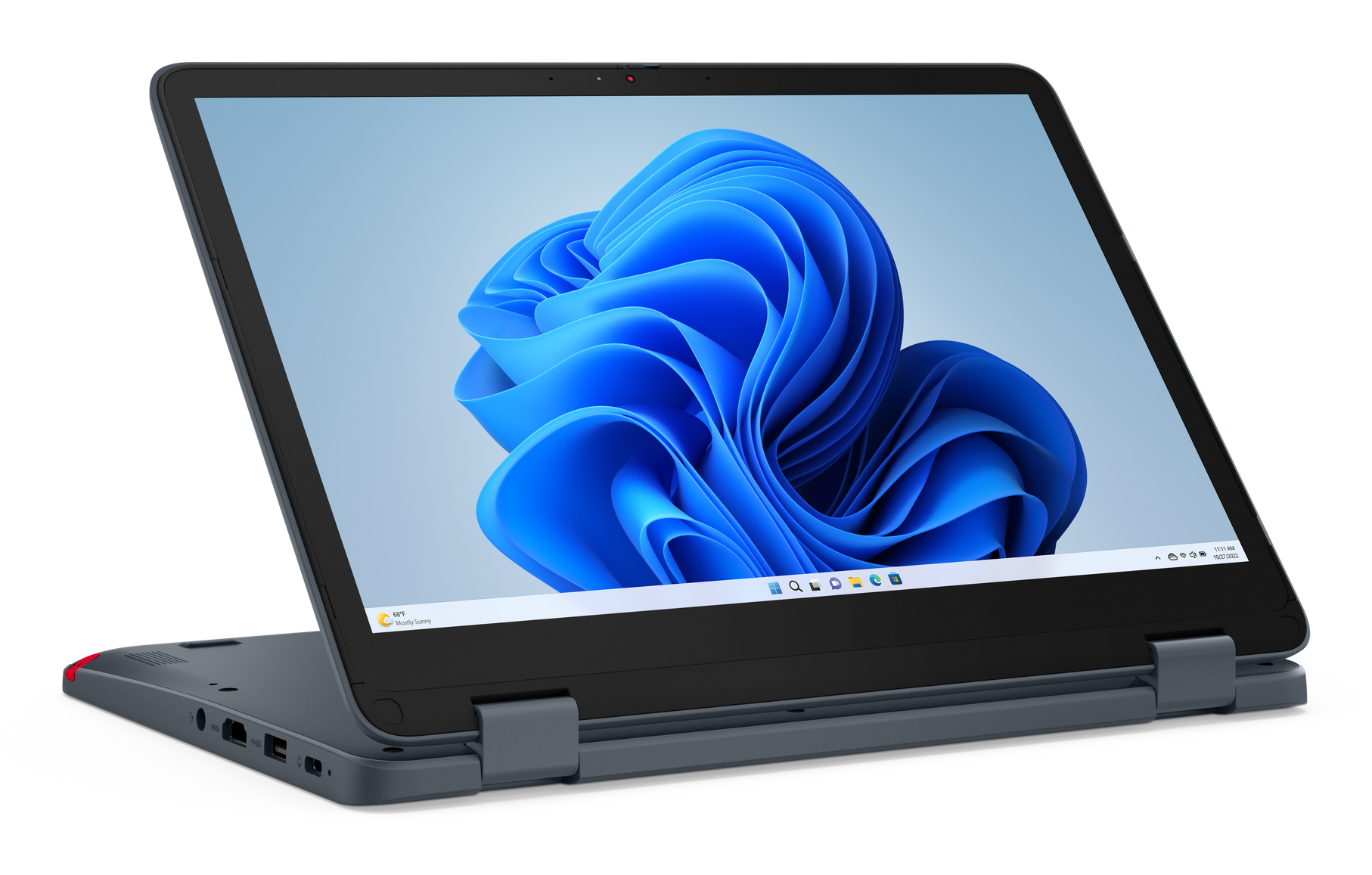 Lenovo 500w 2-in-1 Gen 5 Intel® N N150 Hybrid (2-in-1) 31 cm (12.2") Touchscreen WUXGA 8 GB LPDDR5-SDRAM 128 GB SSD Wi-Fi 6E (802.11ax) Windows 11 Pro English Grey - Image 2