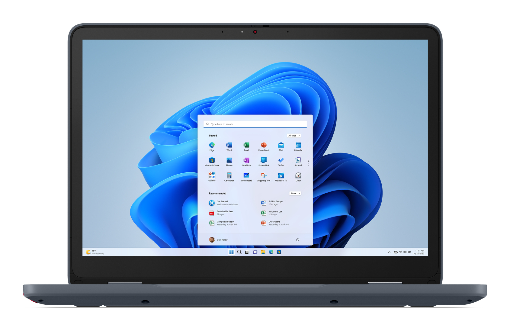 Lenovo 500w 2-in-1 Gen 5 Intel® N N150 Hybrid (2-in-1) 31 cm (12.2") Touchscreen WUXGA 8 GB LPDDR5-SDRAM 128 GB SSD Wi-Fi 6E (802.11ax) Windows 11 Pro English Grey - Image 6